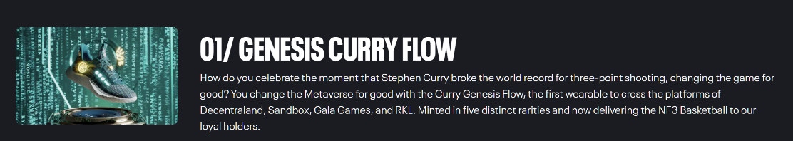 The Genesis Curry Flow Sneaker
